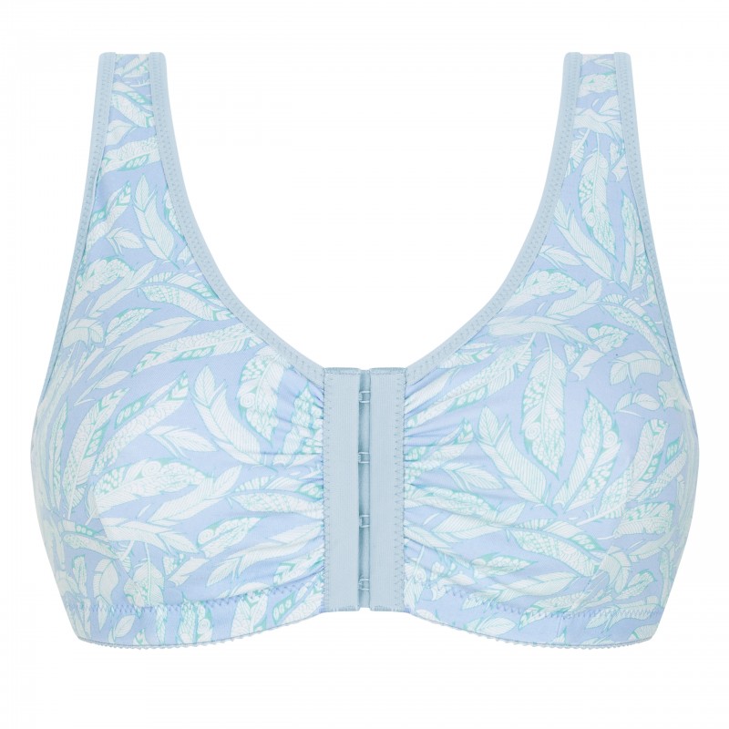 Biustonosz bawełniany wypoczynkowy aqua Amoena Frances SB 2128