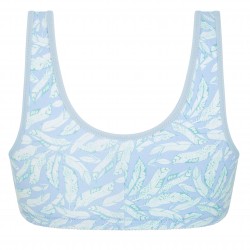 Biustonosz bawełniany wypoczynkowy aqua Amoena Frances SB 2128