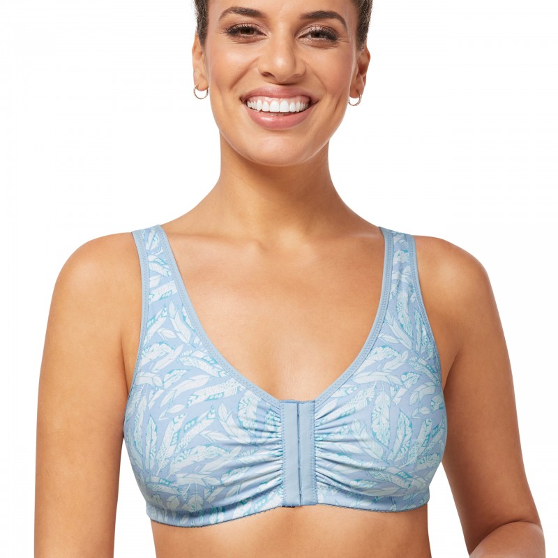 Biustonosz bawełniany wypoczynkowy aqua Amoena Frances SB 2128