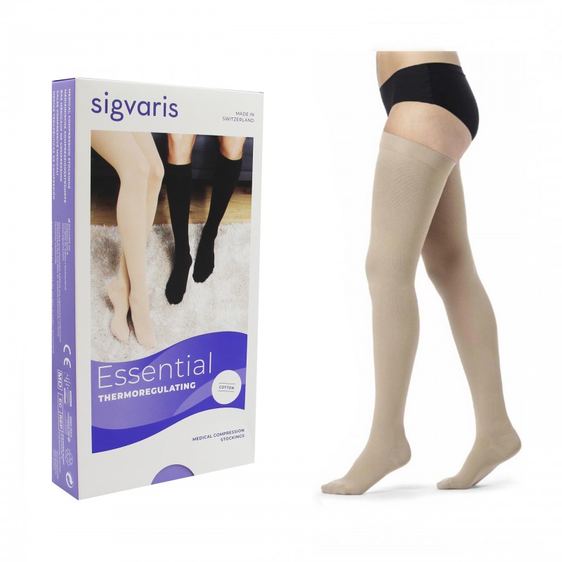 Pończochy Sigvaris Essential Thermoregulating (Cotton) Quadrinova ccl2 standard plus