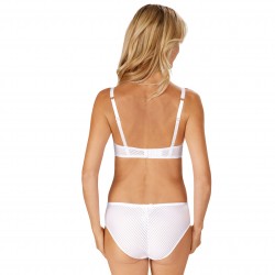 Elegancki biały gorset protetyczny dla amazonek Amoena Karolina wb