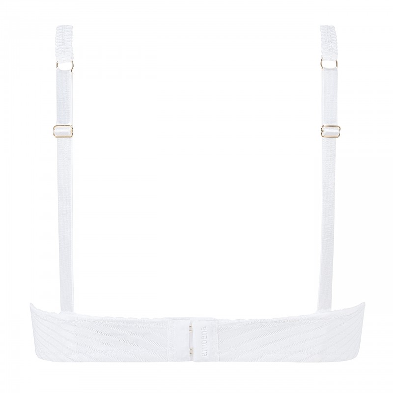 Elegancki biały gorset protetyczny dla amazonek Amoena Karolina wb