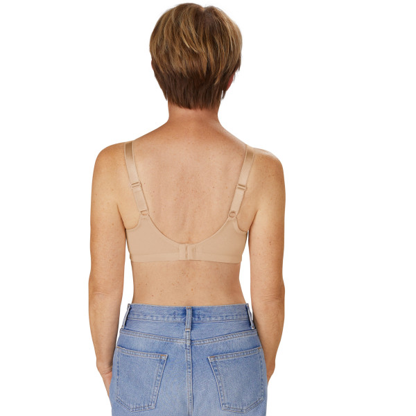 Biustonosz lśniący bez fiszbin miękki beżowy Amoena Rita SB 2004