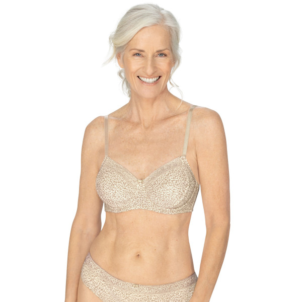 Biustonosz z kieszonkami na protezę na fiszbinach Amoena Bliss WB 44786