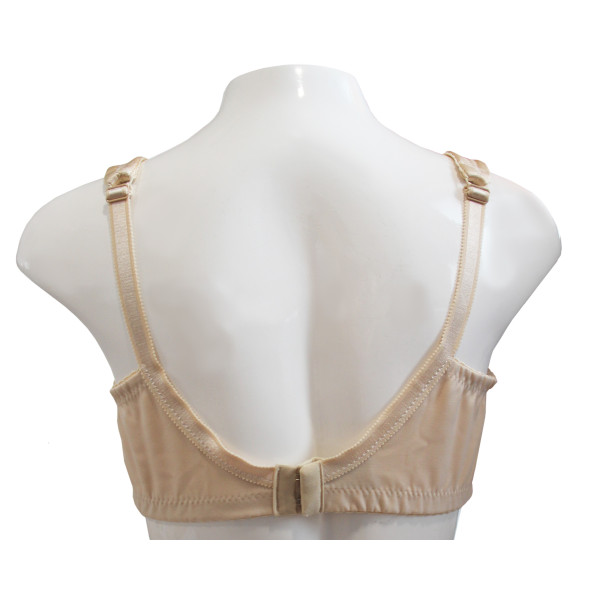 Miękki Biustonosz Bez Fiszbin Z Kieszonkami Na Protezę Piersi AFMA 14-9 BEŻ