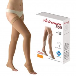 Pończochy na żylaki CCL2 Aries Avicenum 360 den beżowe (natura)