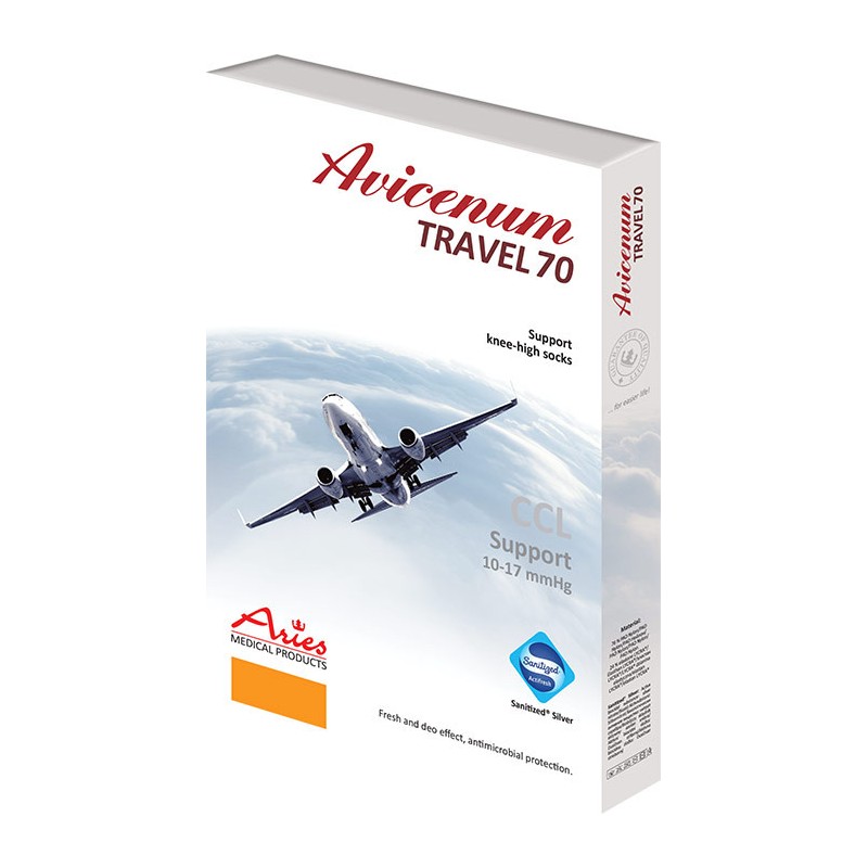 Podkolanówki uciskowe Aries Avicenum 70 DEN CCL0