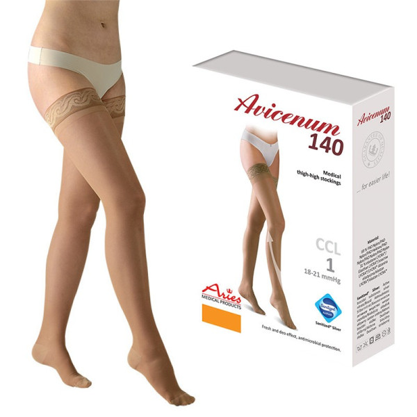 Pończochy uciskowe na żylaki CCL1 Aries Avicenum 140 DEN