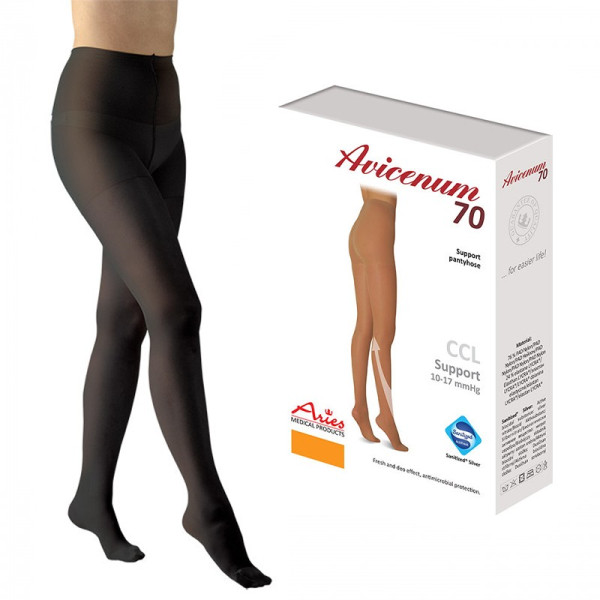 Rajstopy przeciwżylakowe profilaktyczne Aries Avicenum 70 DEN