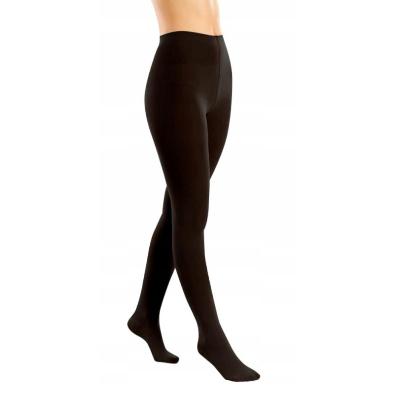 Rajstopy Przeciwżylakowe Długie Pani Teresa 1 klasa kompresji PT 0407 Czarne - Rajstopy medyczne uciskowe