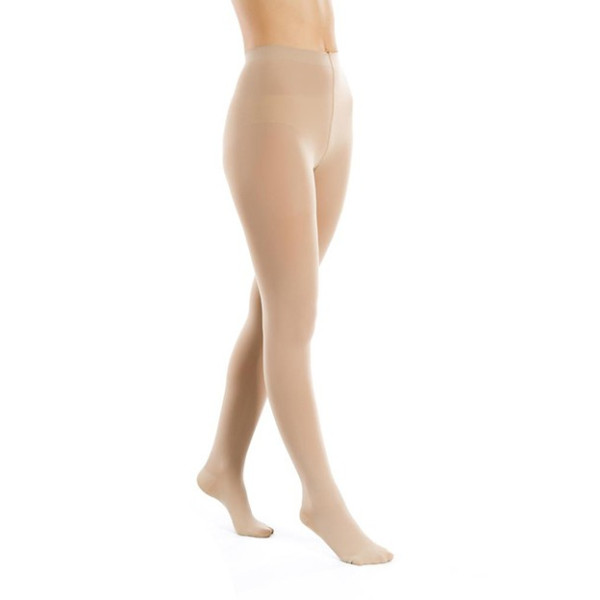Rajstopy Przeciwżylakowe Pani Teresa 2 klasa kompresji Długie PT 0402 Beżowe - Rajstopy medyczne uciskowe