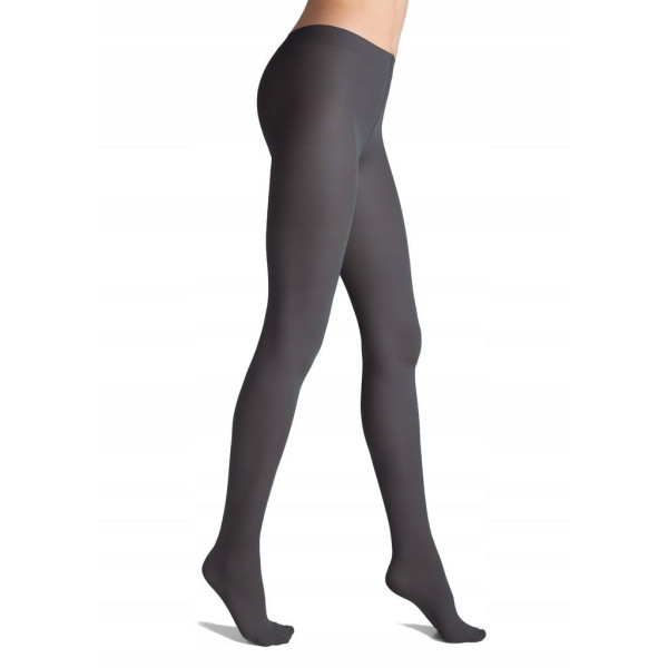 Rajstopy Przeciwżylakowe Pani Teresa 2 klasa kompresji Długie PT 0402 Grafitowe - Rajstopy medyczne uciskowe