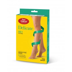Rajstopy Przeciwżylakowe	Pani Teresa ccl1 Premium Delicate Krótkie  PT 0431 Czarne - Rajstopy medyczne uciskowe