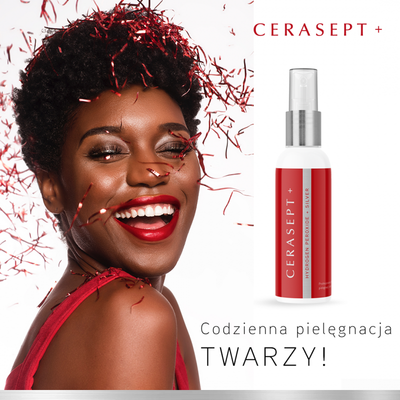 Płyn przyspieszający gojenie ran ze srebrem Cerasept+ 500 ml