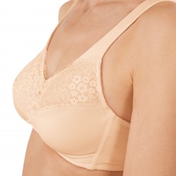 Biustonosz bez fiszbin dla amazonek brzoskwiniowy Amoena Emma SB 44831