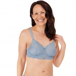 Biustonosz protetyczny z fiszbinami jasnoniebieski Amoena Karolina WB 44829