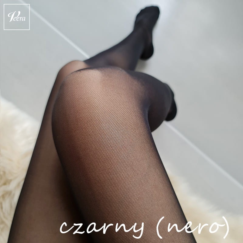 Rajstopy przeciwżylakowe ucisk profilaktyczny Veera czarne 70 DEN