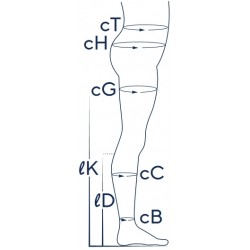 Pończochy przeciwżylakowe męskie Venoflex Elegance CCL2