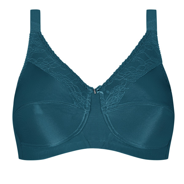 Biustonosz protetyczny dla amazonek bez fiszbin turkus Amoena Nancy SB 44882