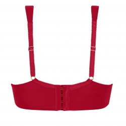 Biustonosz po mastektomii z fiszbinami czerwony Amoena Kyra WB 44900