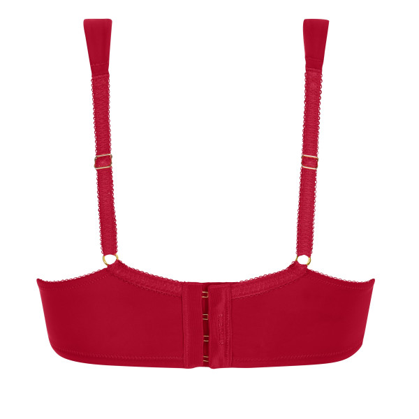 Biustonosz po mastektomii z fiszbinami czerwony Amoena Kyra WB 44900