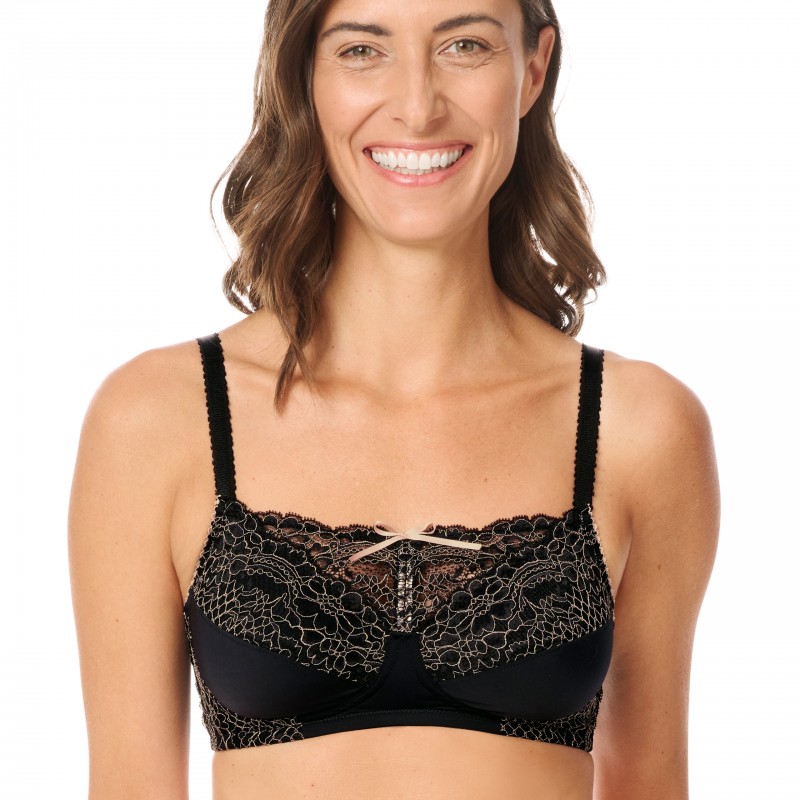 Biustonosz bez fiszbin z regulacją dekoltu Amoena Alina SB 44891