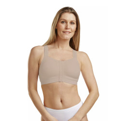 Biustonosz po operacji piersi uciskowy Carefix Mary beżowy