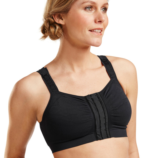 Biustonosz pooperacyjny kompresyjny Carefix Mary czarny