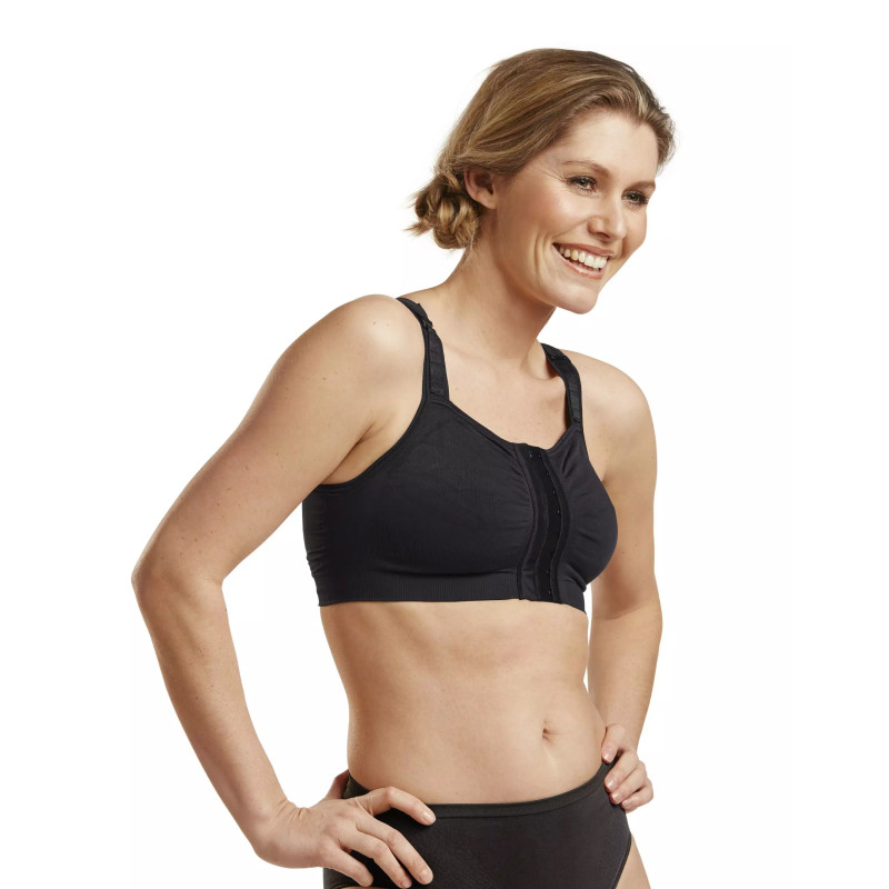 Biustonosz pooperacyjny kompresyjny Carefix Mary czarny