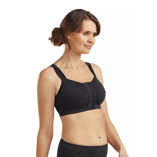 Biustonosz pooperacyjny kompresyjny Carefix Mary czarny