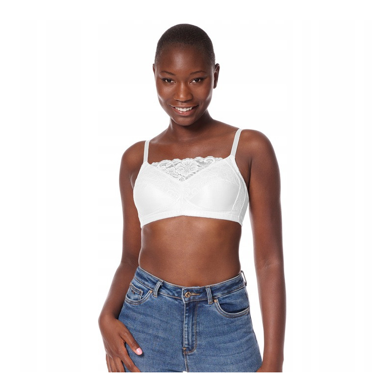 Biustonosz z wstawką zasłaniającą dekolt blizny Amoena Isabel SB 2118