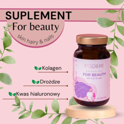 Suplement diety na włosy, skórę i paznokcie Nachemii For Beauty 60 tabl.