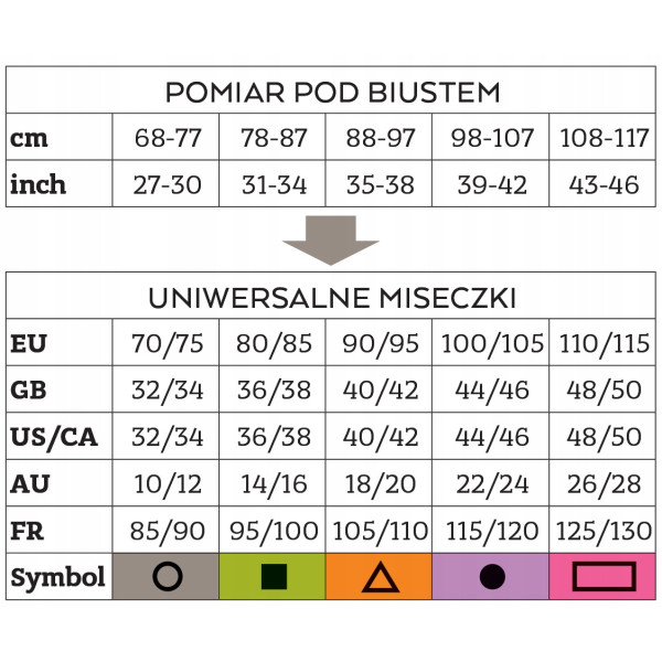 Biustonosz po operacji powiększenia biustu Amoena Leyla 44604