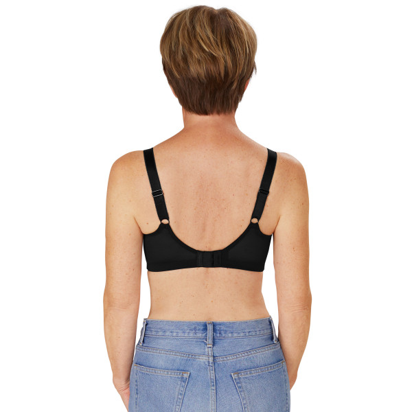 Biustonosz miękki bez fiszbin lśniący czarny Amoena Rita SB 2004