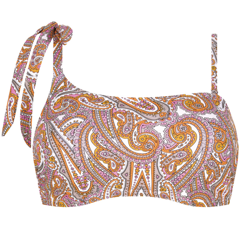 Bikini top kąpielowy góra od stroju bandeau do protez Amoena Marrakech 71712