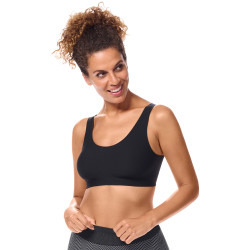 Biustonosz na obrzęk limfatyczny czarny Amoena Linda SB 44936