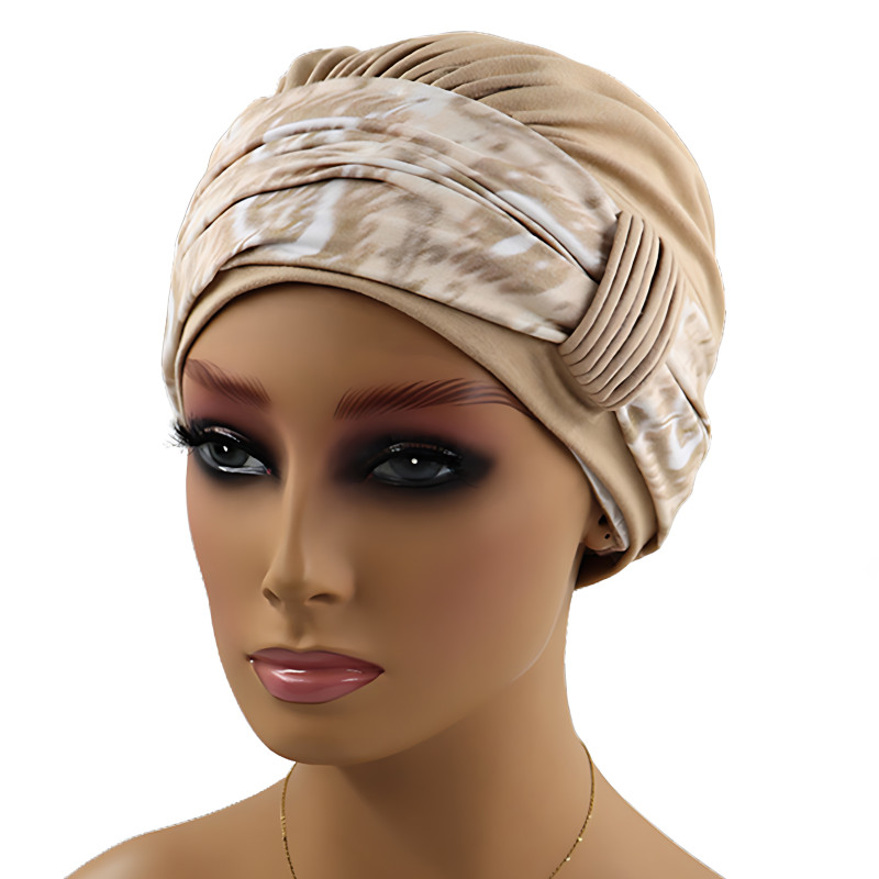 Turban na głowę bambusowy z pętelką po chemioterapii Nathalie