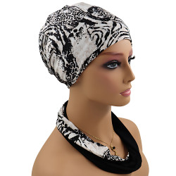 Turban bambusowy z opaską...