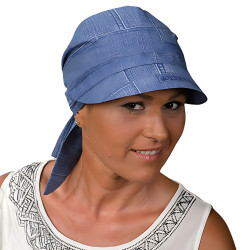 Turban chusta z daszkiem na...