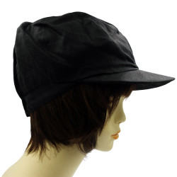 Czapka z daszkiem po chemioterapii przewiewna kapelusz letni lniany