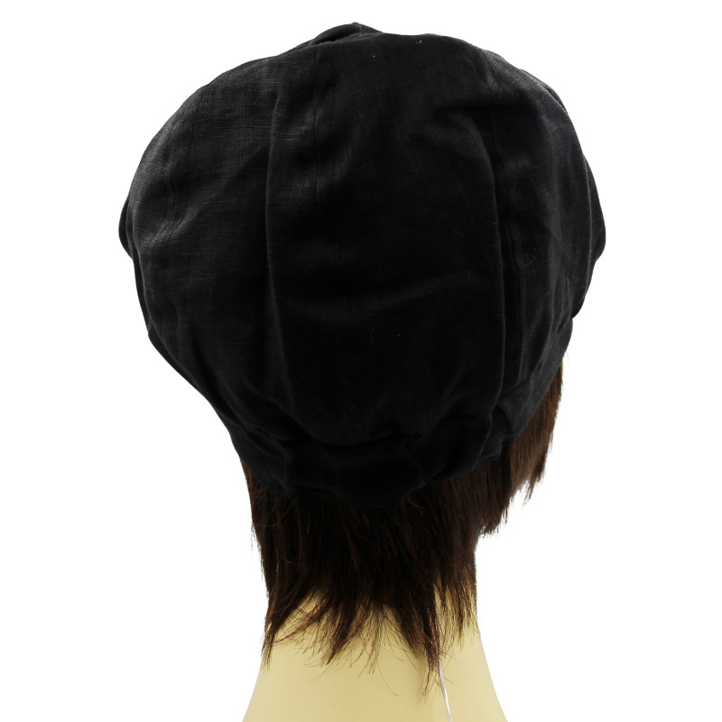 Czapka z daszkiem po chemioterapii przewiewna kapelusz letni lniany