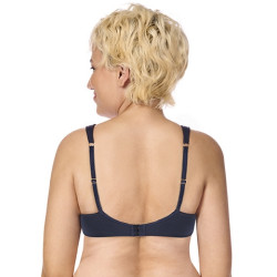 Biustonosz po mastektomii z fiszbinami Amoena Kyra granat WB