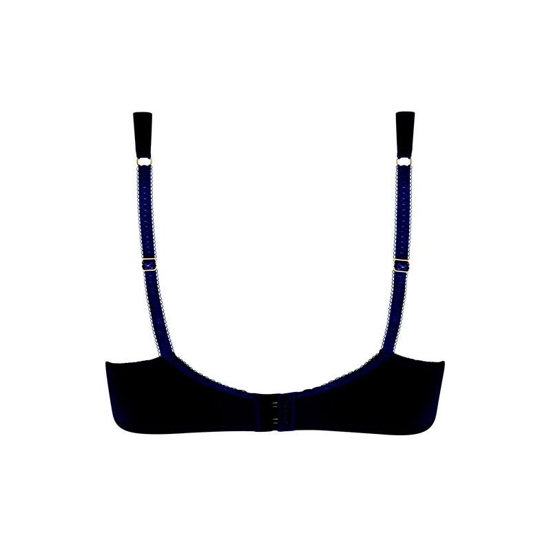 Biustonosz po mastektomii z fiszbinami Amoena Kyra granat WB