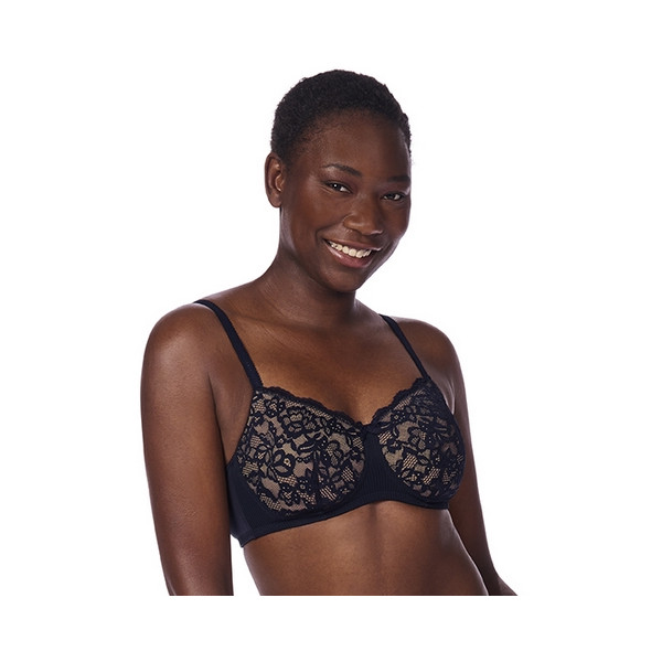 Biustonosz po mastektomii z fiszbinami Amoena Kyra granat WB