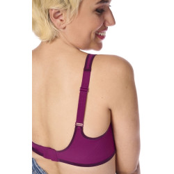 Biustonosz bez fiszbin z kieszonkami na protezę piersi Amoena Clarissa sb