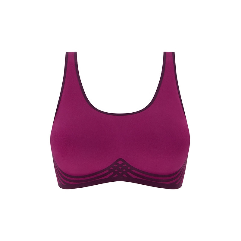 Biustonosz bez fiszbin z kieszonkami na protezę piersi Amoena Clarissa sb