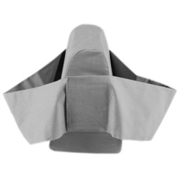 Klin rozpierający nogi 24 x 16 x 18 z paskami mocującymi bawełniany pokrowiec Halcamp